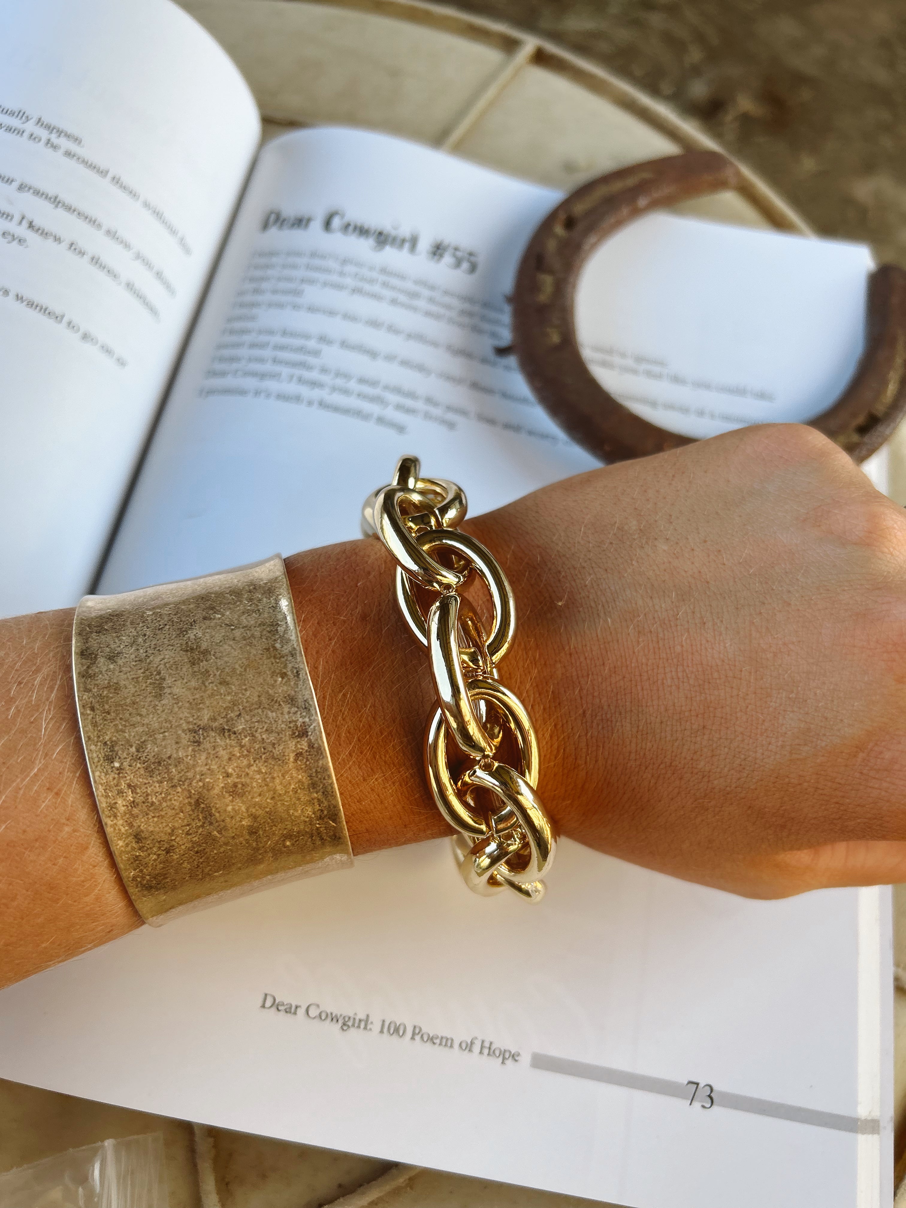 Boone Bracelet 18k gold plated