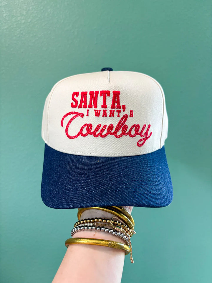 SANTA, I WANT A COWBOY CAP