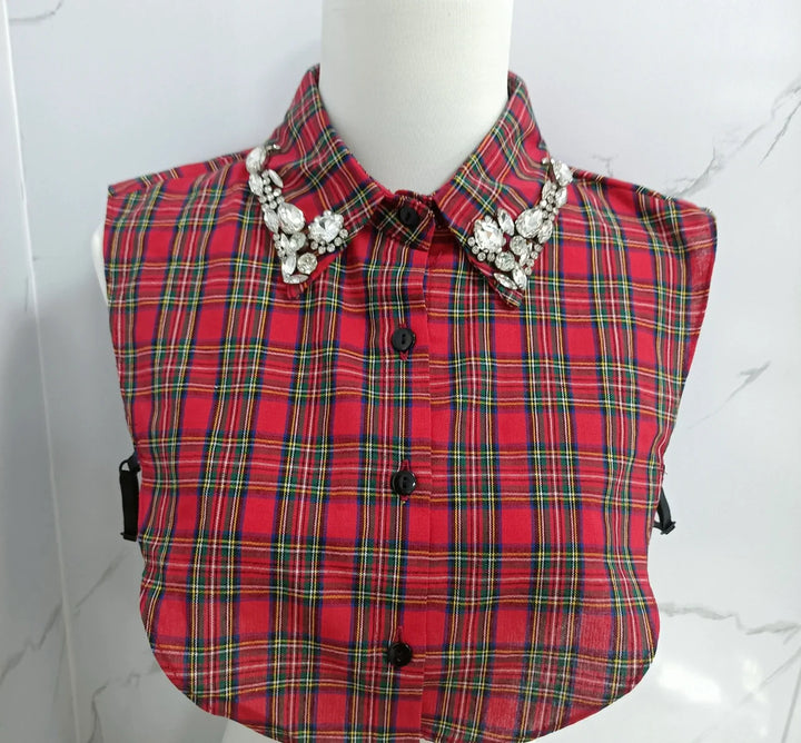 CORPORATE COLLAR *Red Plaid