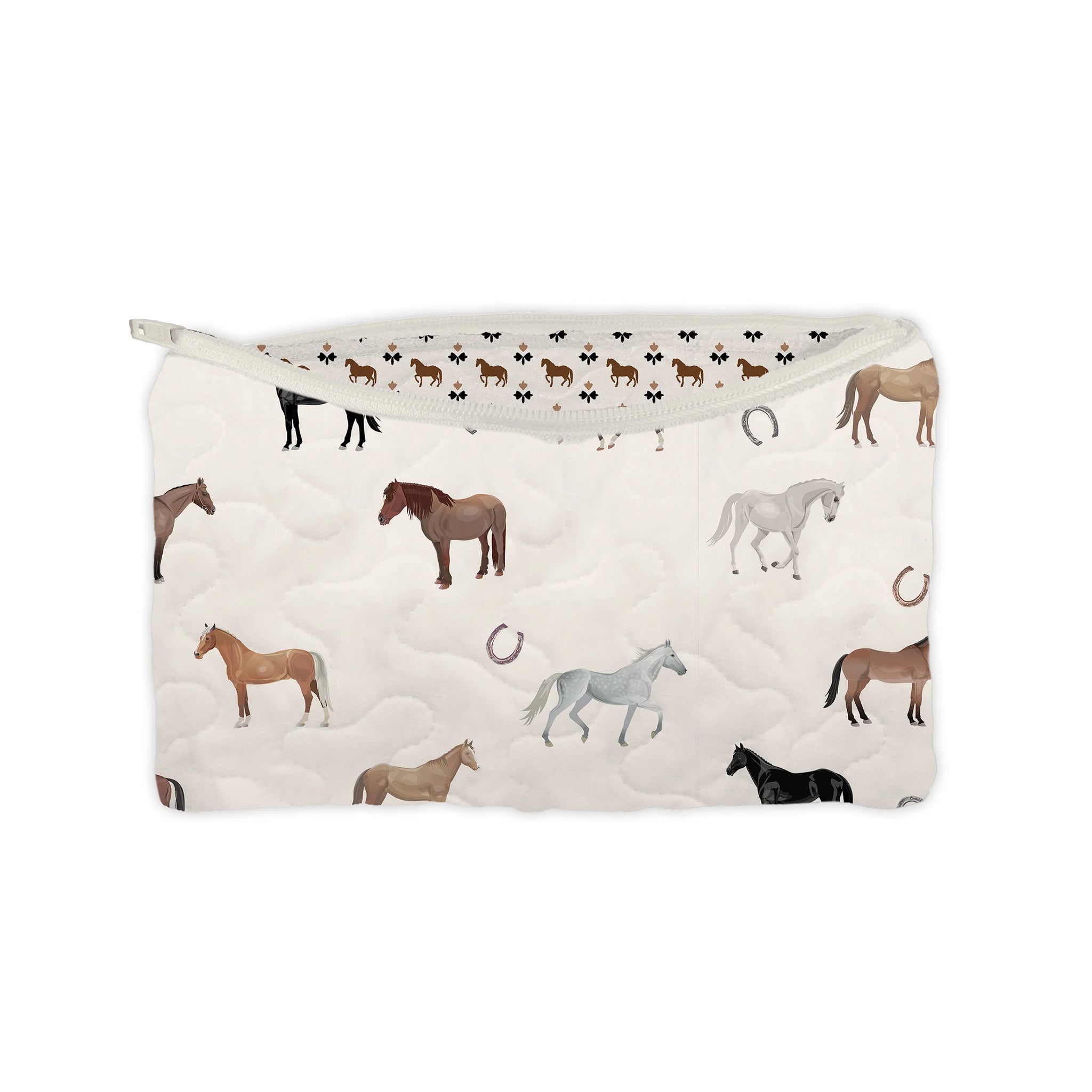 Meadow Herd Quilted SM Makeup  Bag