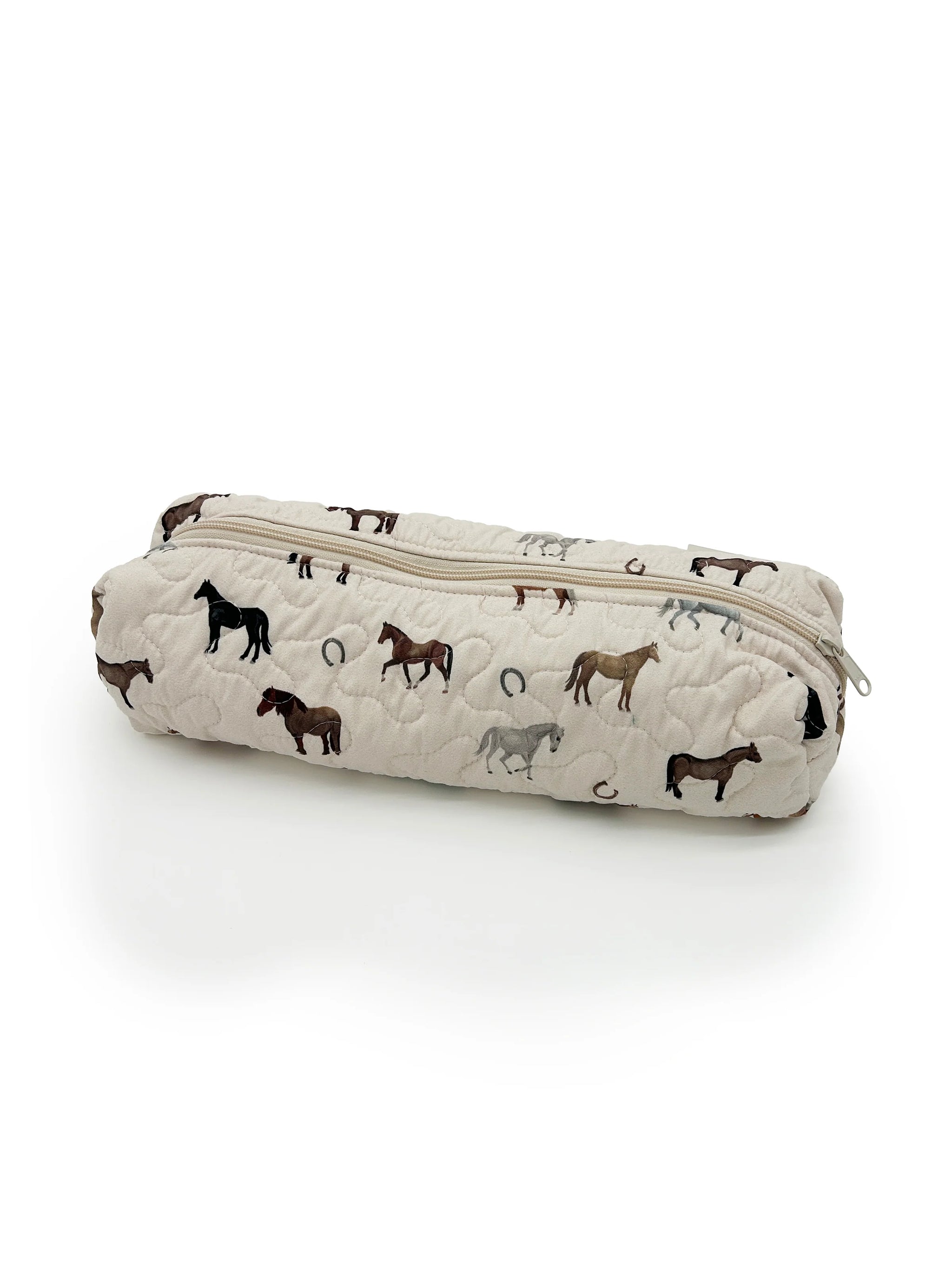 Meadow Herd Linen Quilted Hot Tools Bag