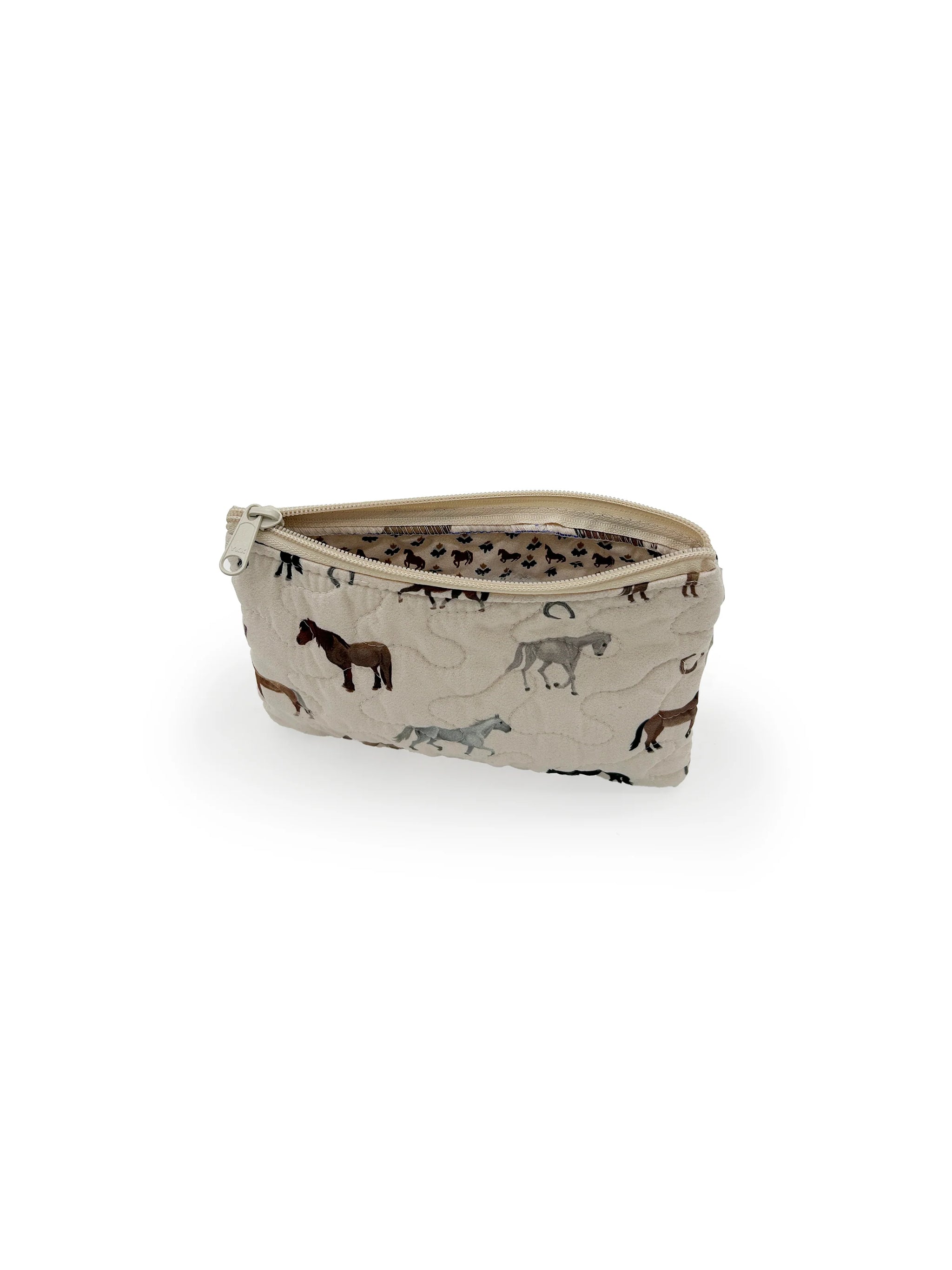 Meadow Herd Quilted SM Makeup  Bag