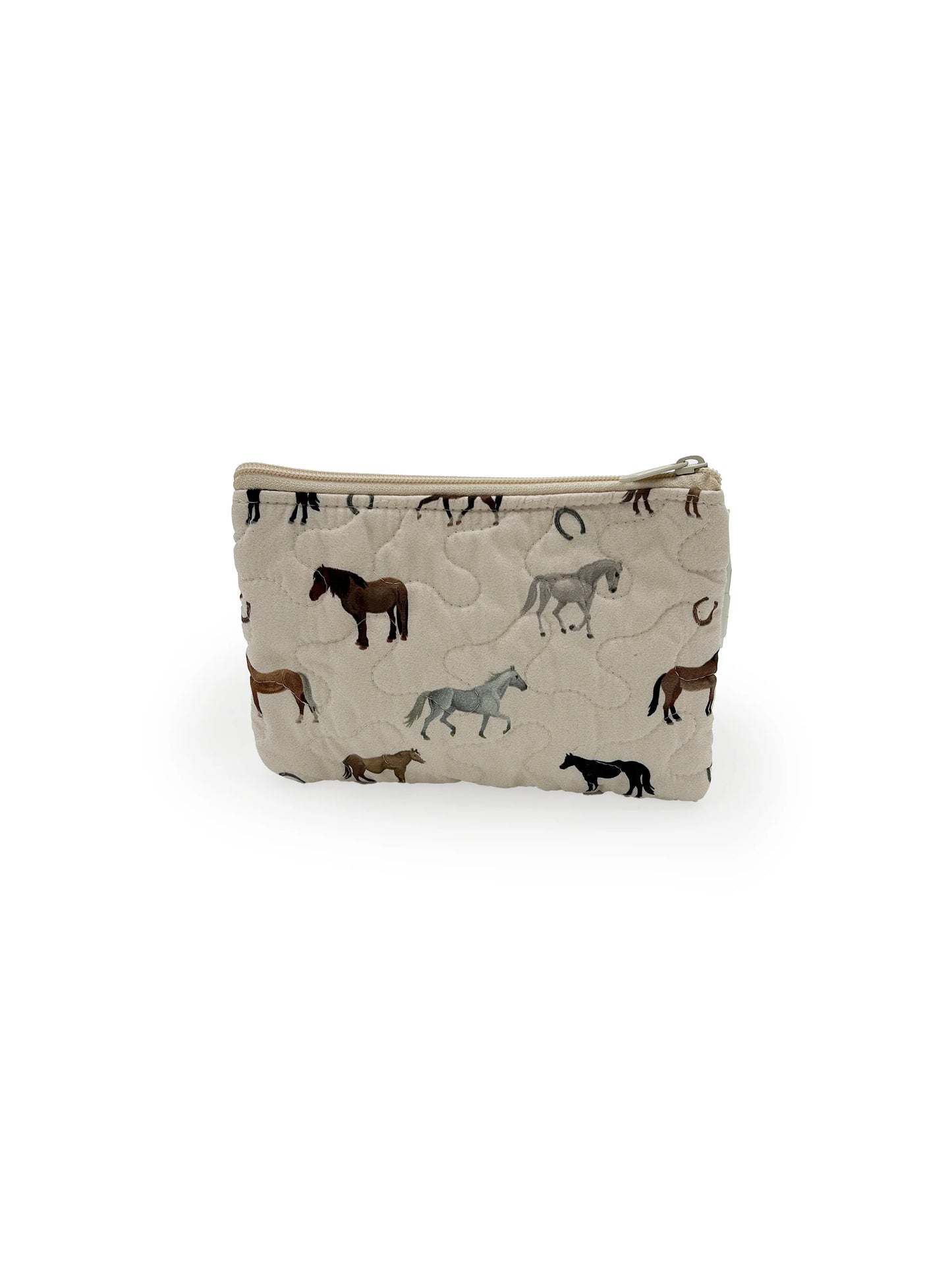 Meadow Herd Quilted SM Makeup  Bag