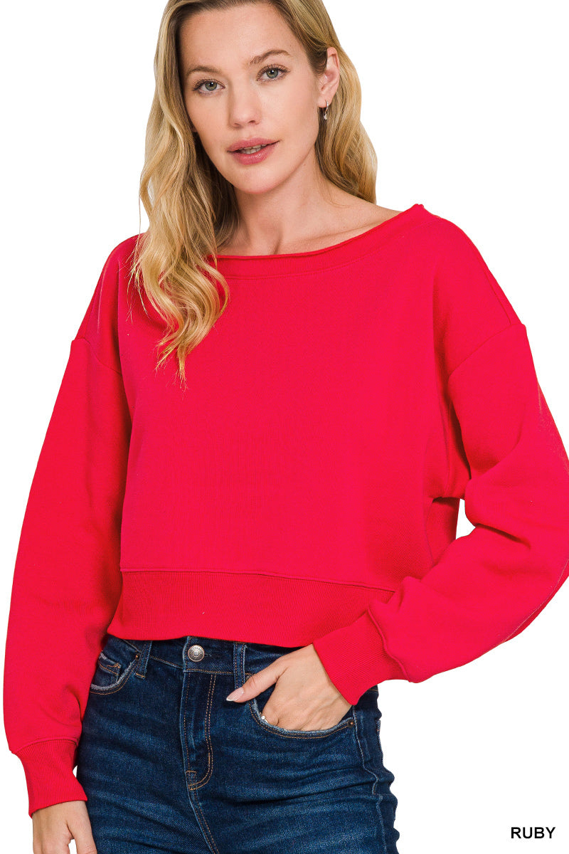 Zane Sweatshirt *Ruby