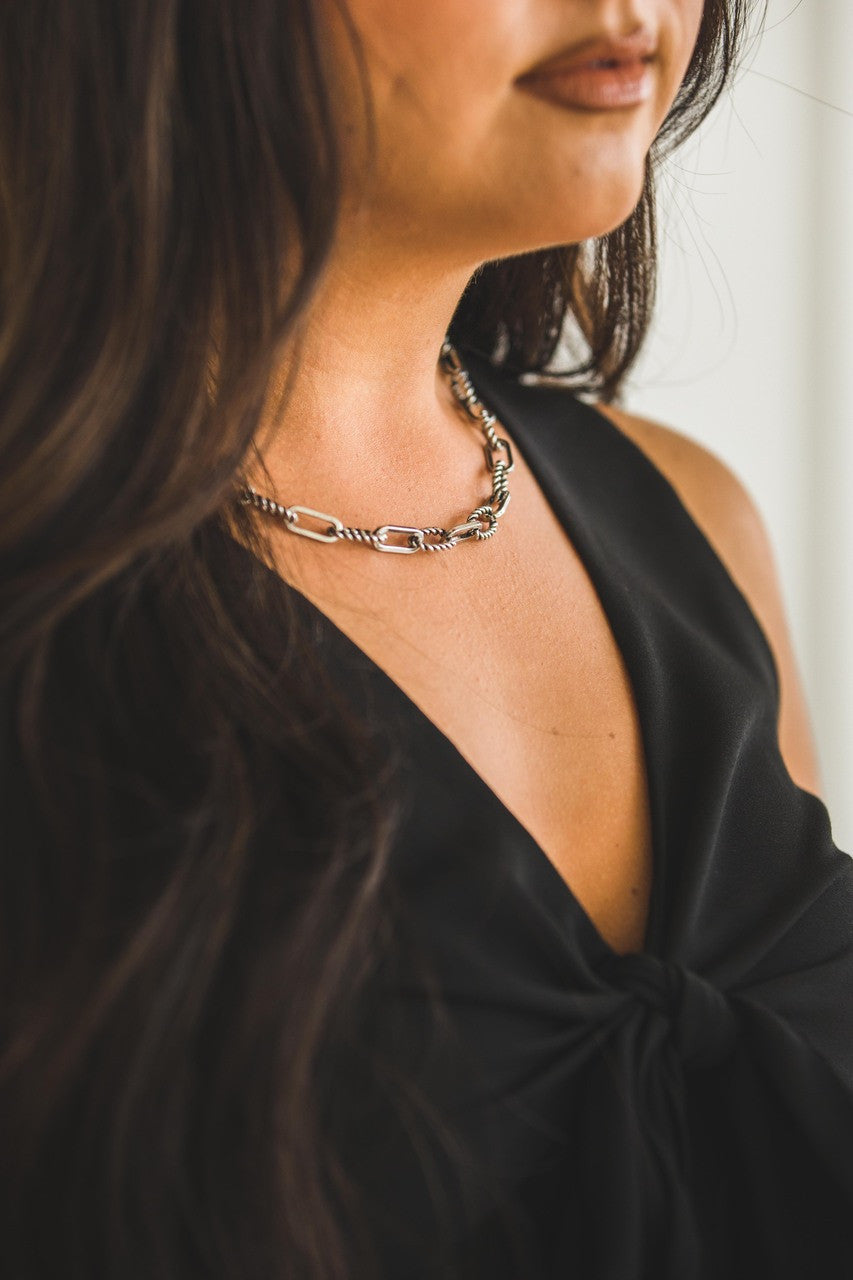 Channing 18"Necklace *Silver