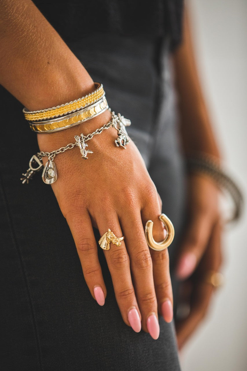 Ellie Bracelet | Two Tone Plated