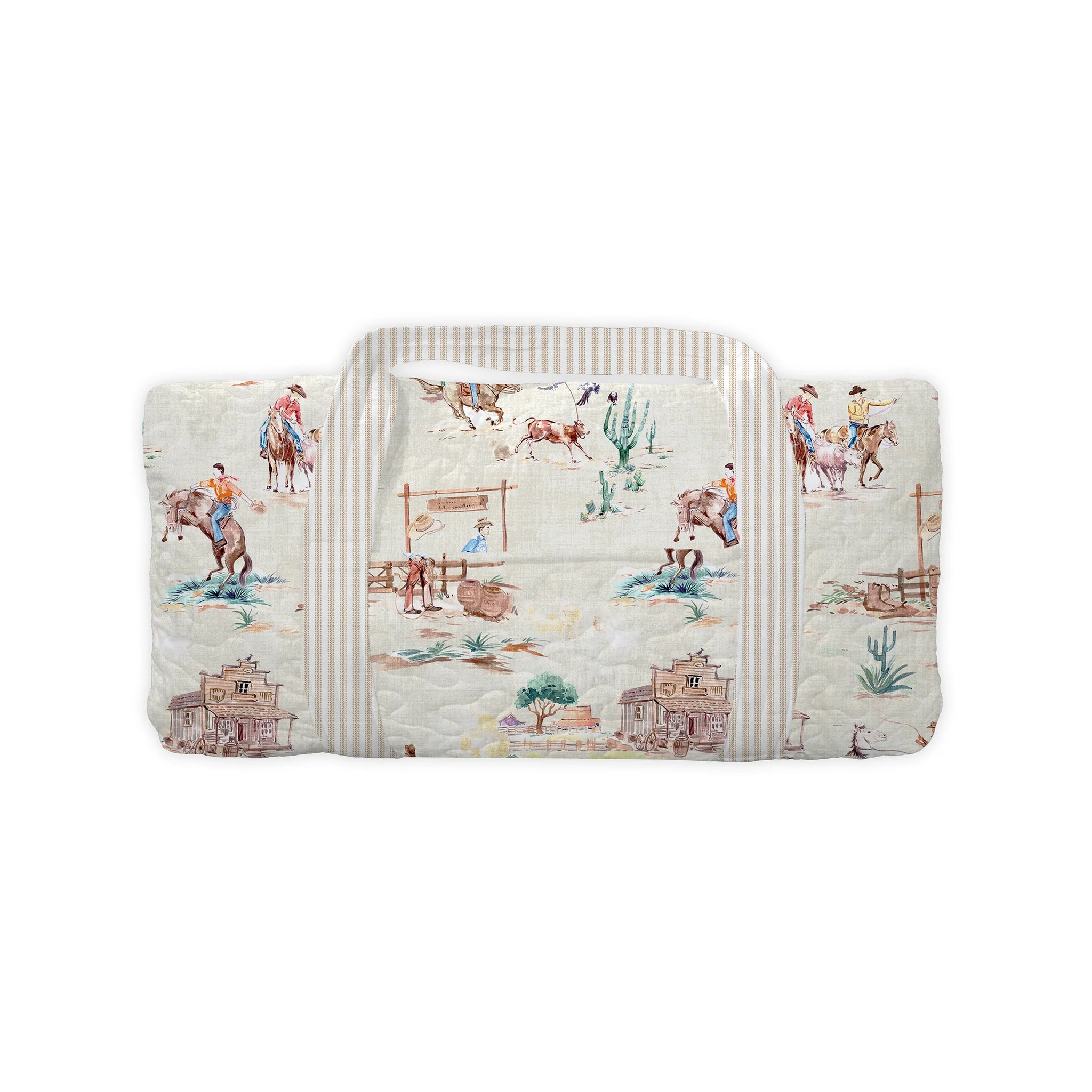 Retro Cowboy Weekender Duffle Bag