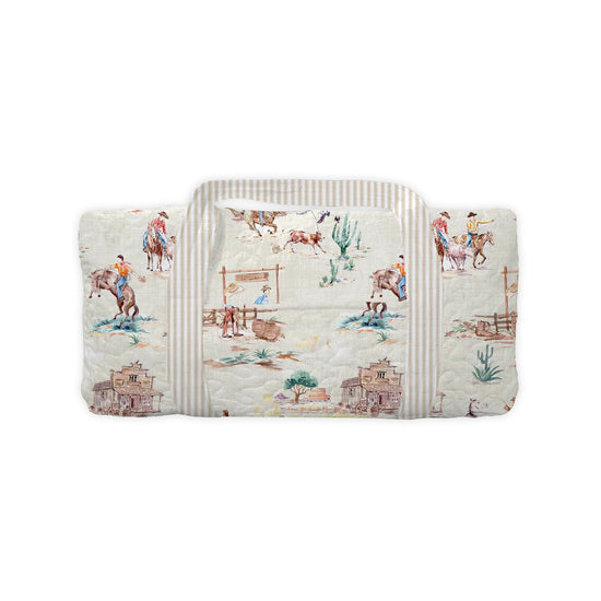Retro Cowboy Weekender Duffle Bag