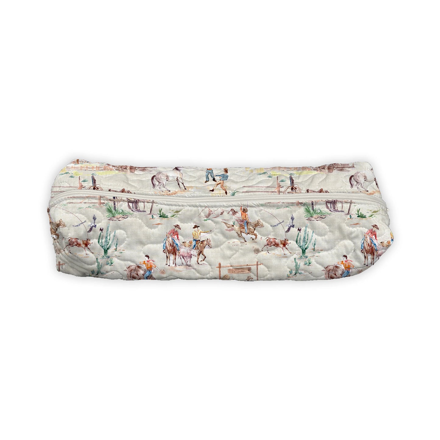 Retro Cowboy Quilted Hot Tools Bag