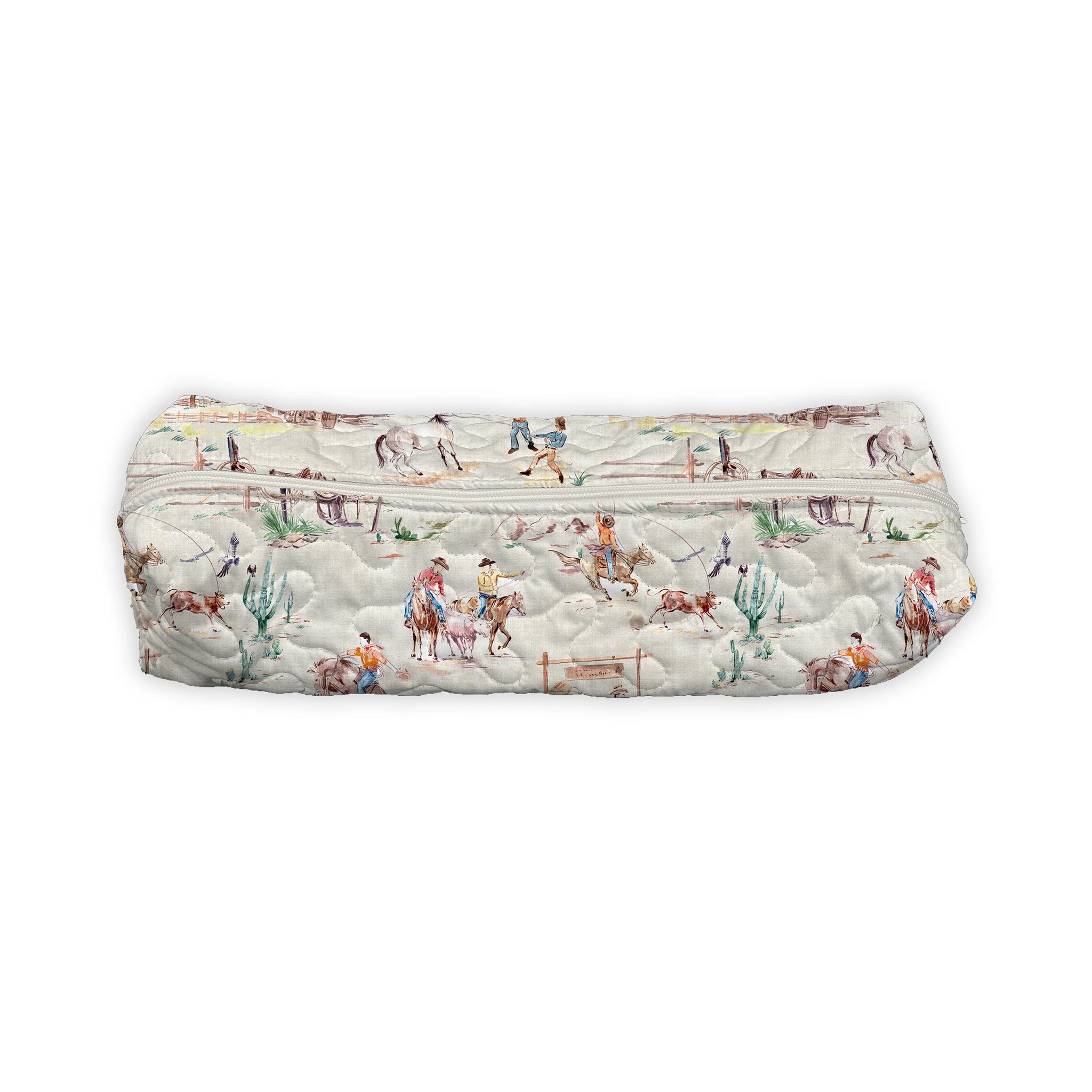 Retro Cowboy Quilted Hot Tools Bag