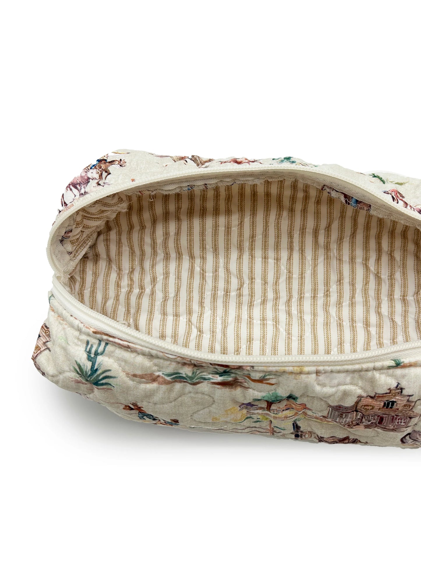 Retro Cowboy Quilted Hot Tools Bag