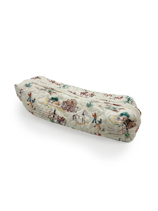 Retro Cowboy Quilted Hot Tools Bag