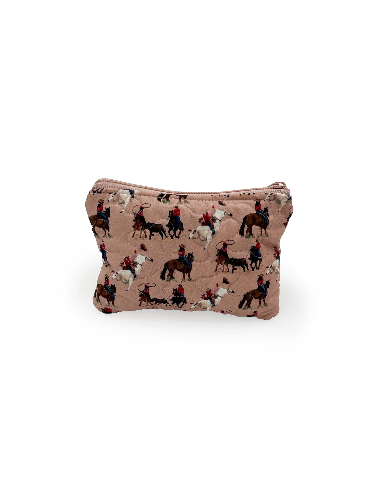 Roselynn Rose Quilted SM Makeup Bag