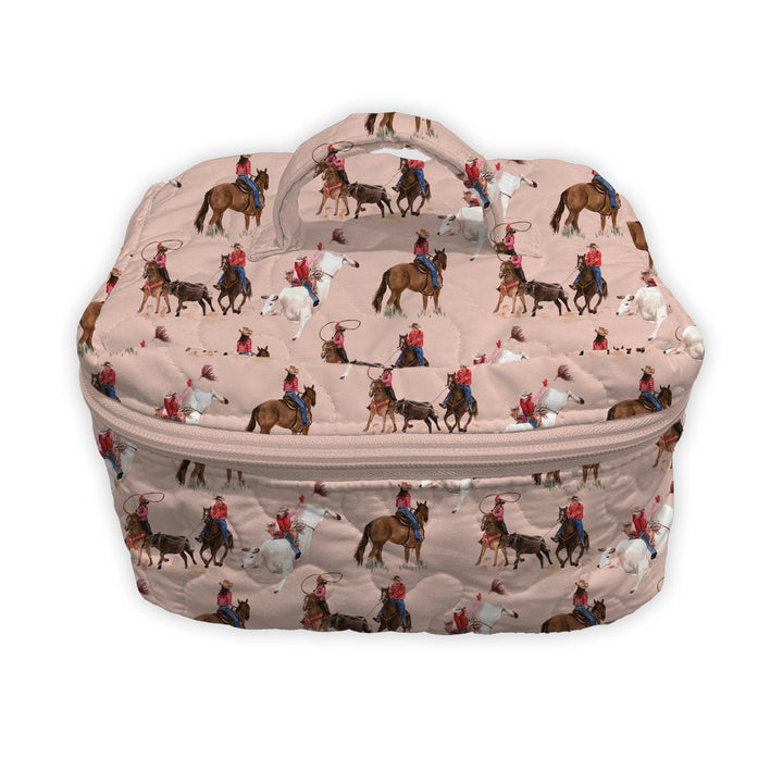 Roselynn Rose Quilted Travel Case