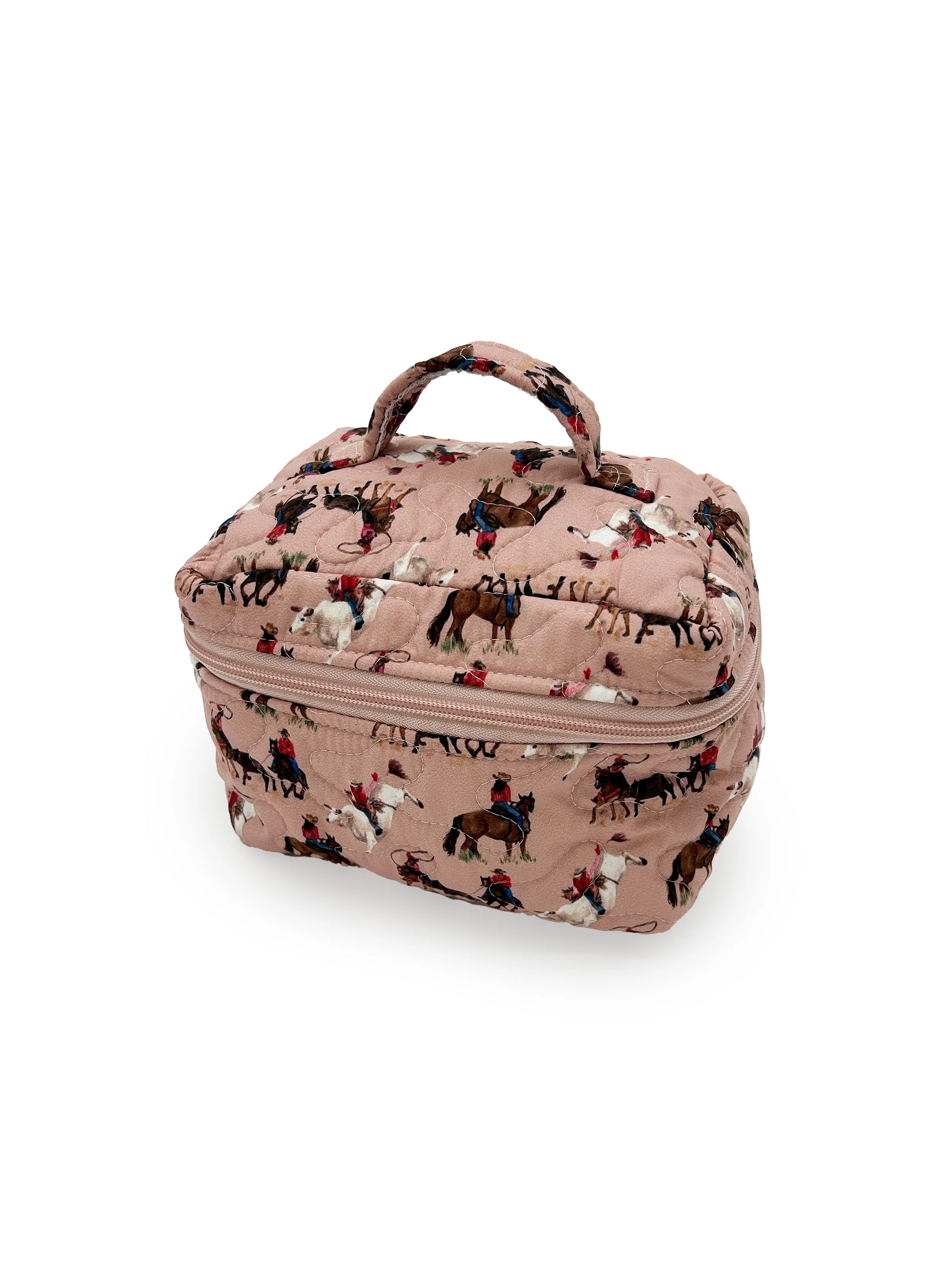 Roselynn Rose Quilted Travel Case