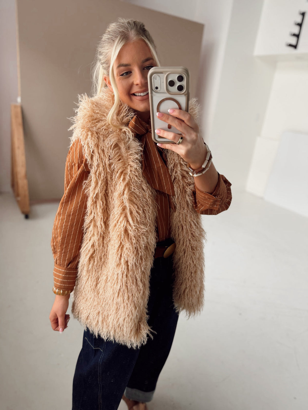 Flint Fur Vest