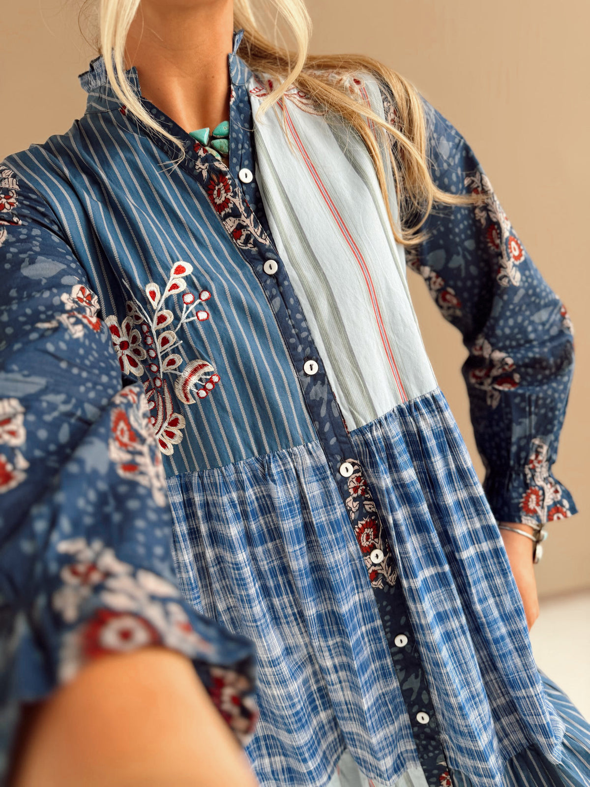 Montana Maxi Dress- Denim