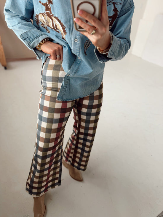 Carrie Gingham Pants