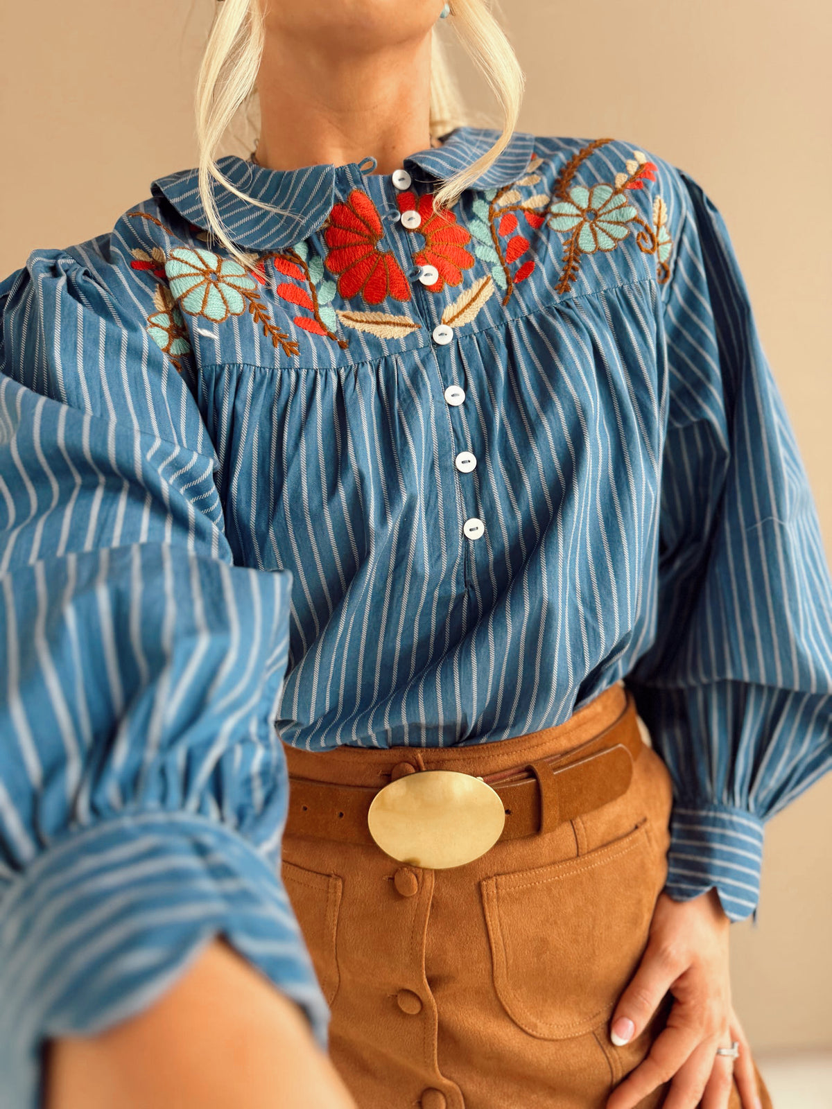 Lane Top- Blue