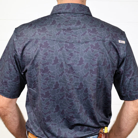 The Shadow Performance Polo- Black