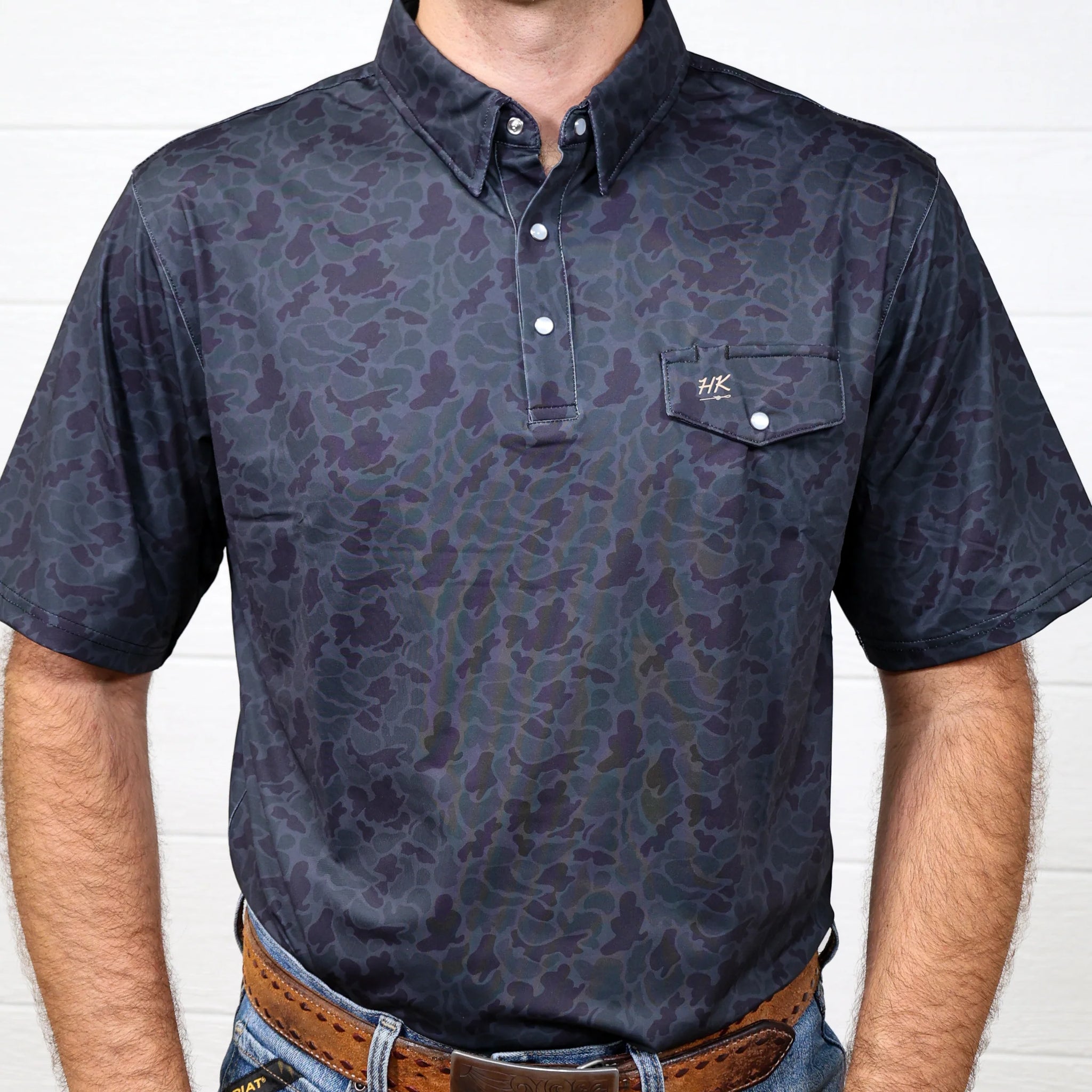 The Shadow Performance Polo- Black