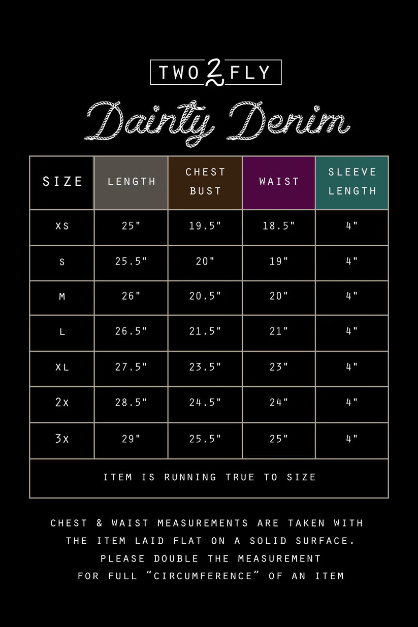 DAINTY DENIM Top *LIGHT
