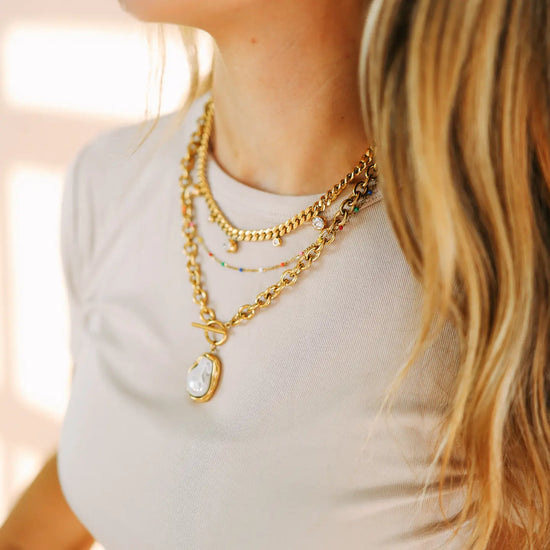 Cora Baroque Pearl Necklace