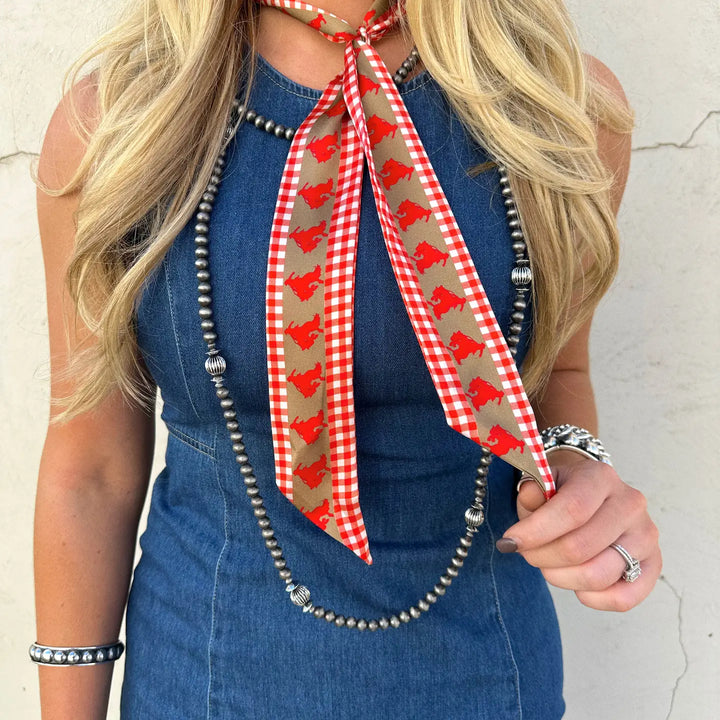 Giddy Up Gingham Twilly