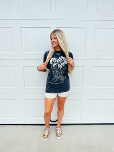 Roses and Boots Tee