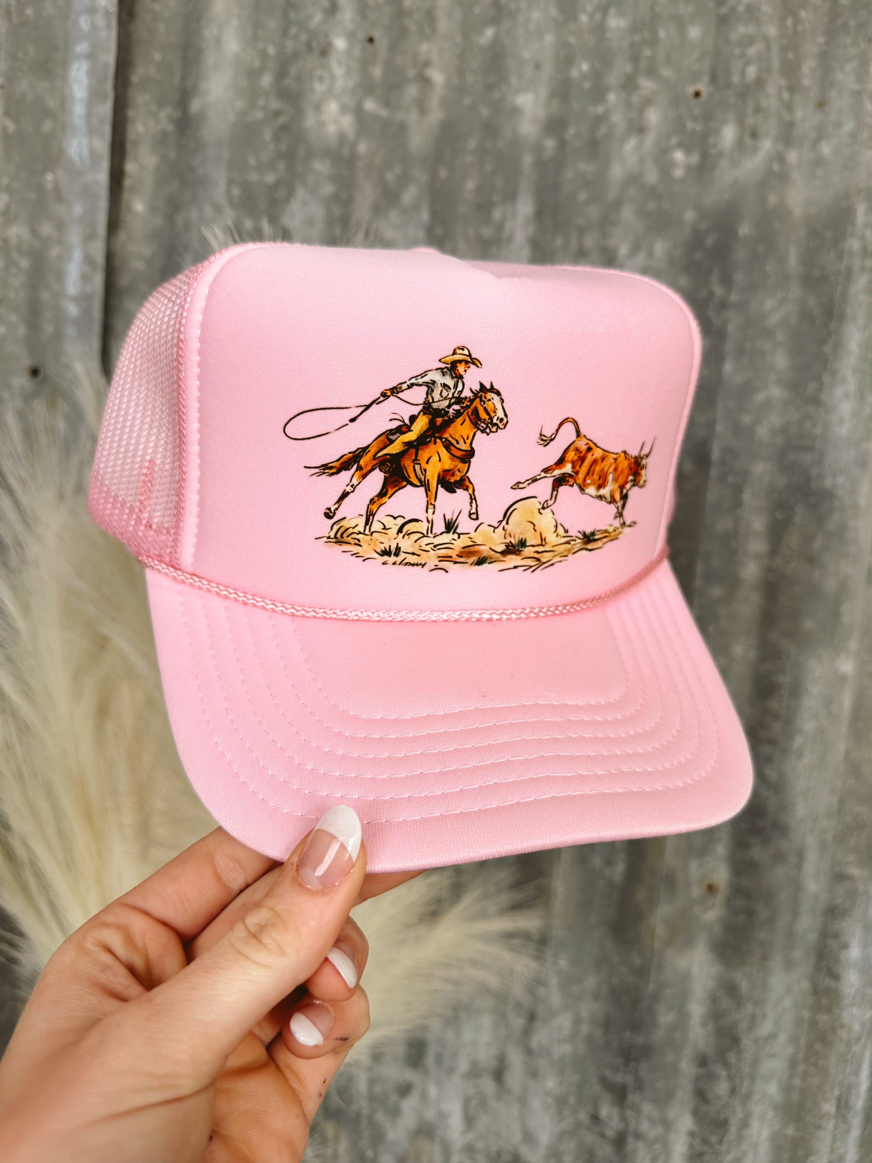 Rancher Pink Trucker Hat