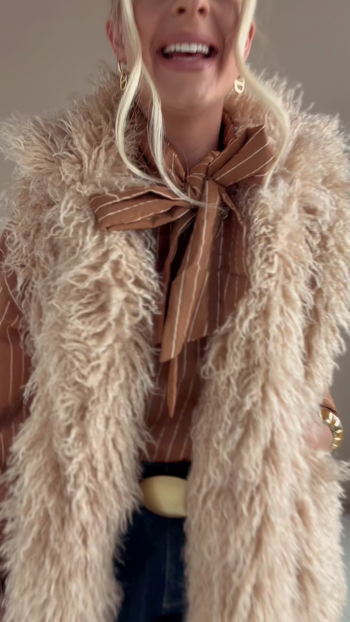 Flint Fur Vest