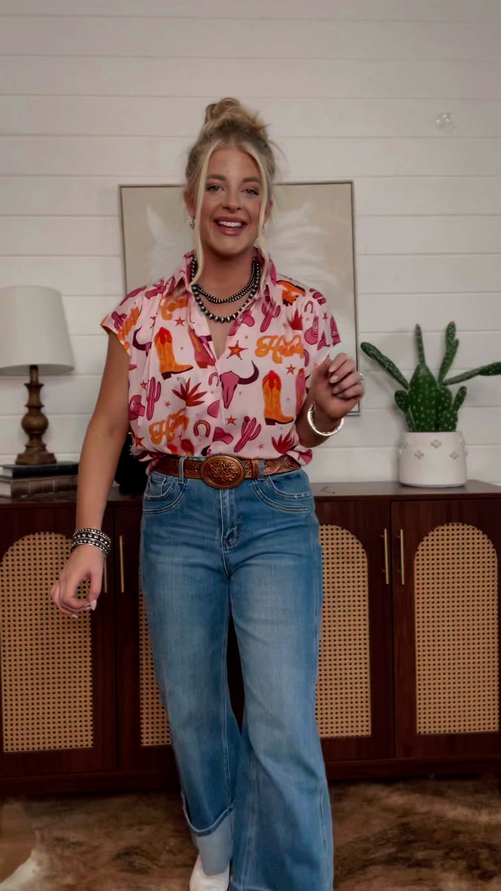 Howdy Daisy Top