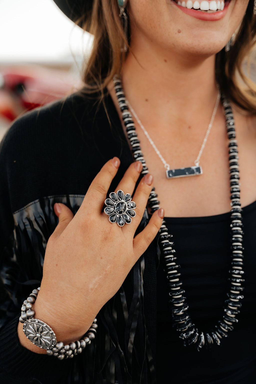 Black Stone Ring