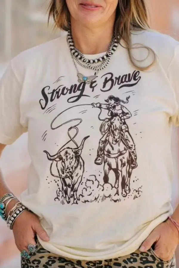 Strong and Brave Cowgirl