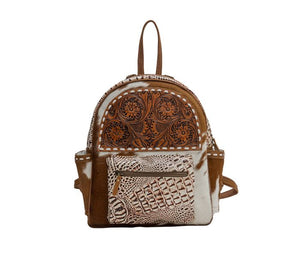 Tropey Hand Tooled Backpack