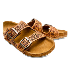 The Gracie Leather Sandles